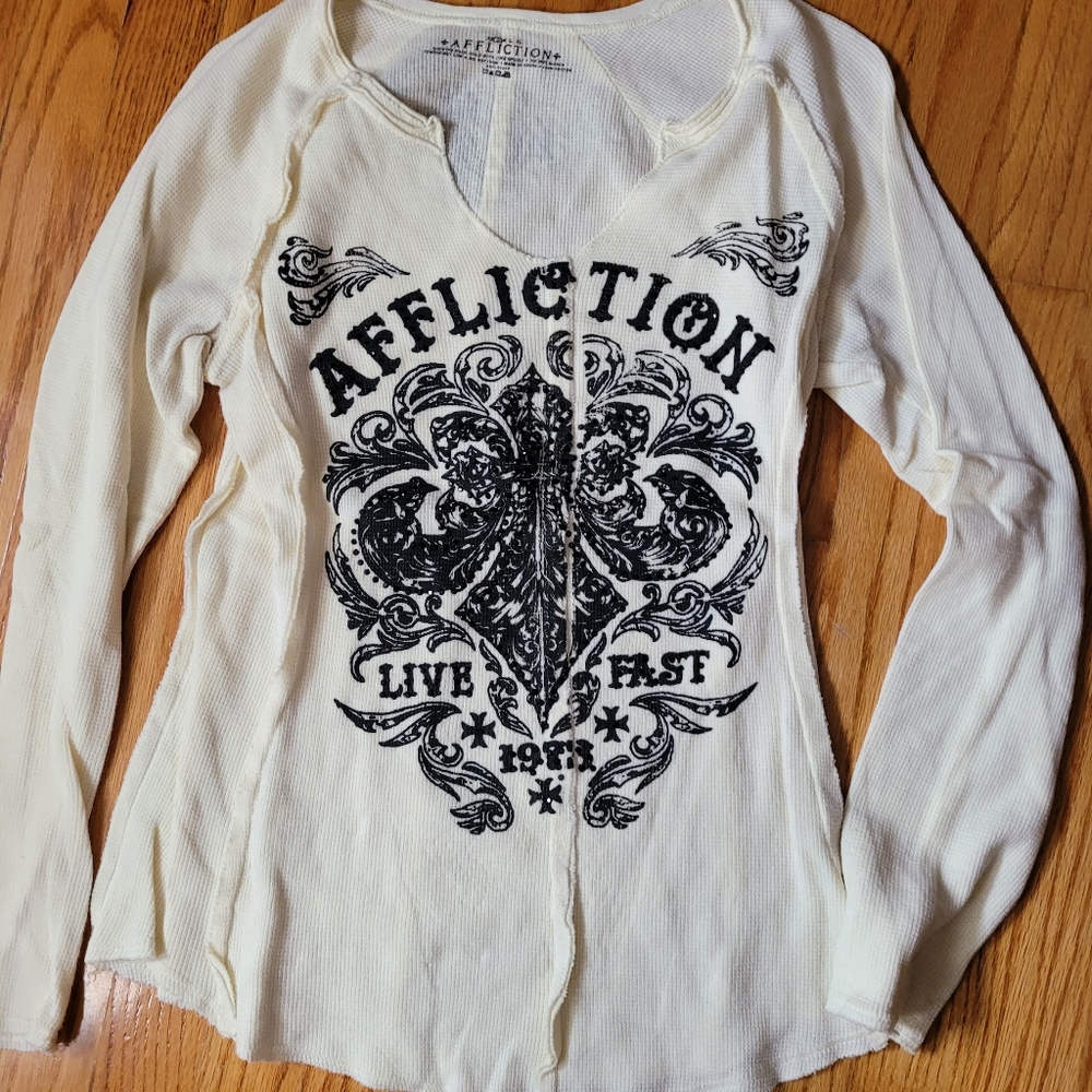 Affliction women's top